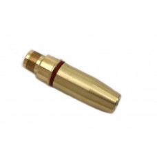 .003 Oversize intake valve guide with undersize bores is easily reamed. Guide features O-ringed flange design, good durability, excellent heat transfer and good lubricity.