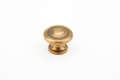 1-1/2" Antique Brass Knob(SCH704-AB)