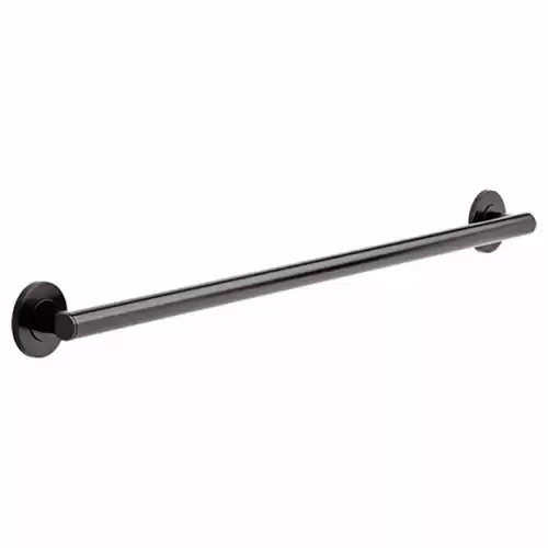 36" Contemporary Decorative Grab Bar, Venetian Bronze