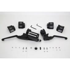 Kit includes 5/8" bore master cylinder, clutch handle with clamps, and two pair of switch housings.